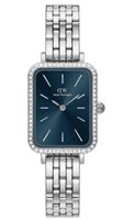 Armbanduhr Daniel Wellington Dame PETITE&QUADRO WITH STONES IN BEZEL in Stahl DW00100670 - DW00100670